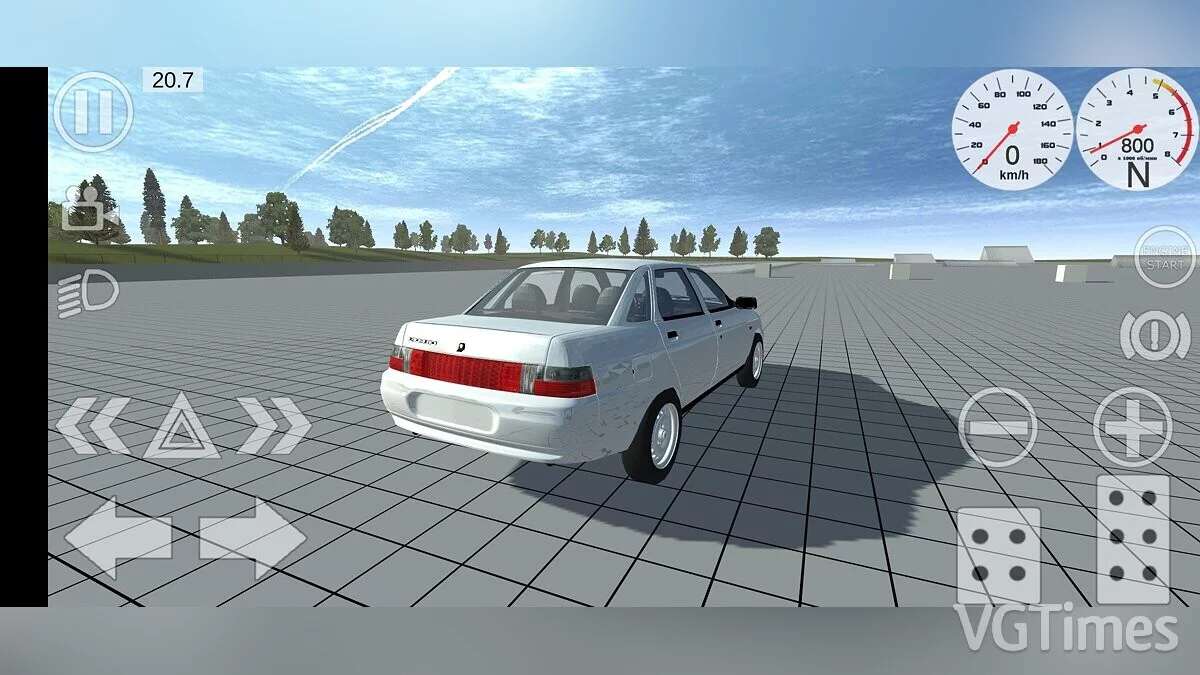 Simple Car Crash Physics Sim — «Лада» (ВАЗ 2110)