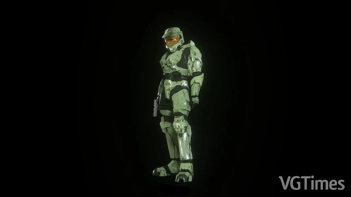 Resident Evil 4 Remake (2023) — Master Chief from the game Halo 2