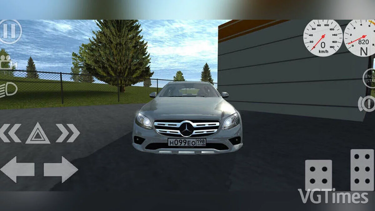 Simple Car Crash Physics Sim — Mercedes E350 (универсал)