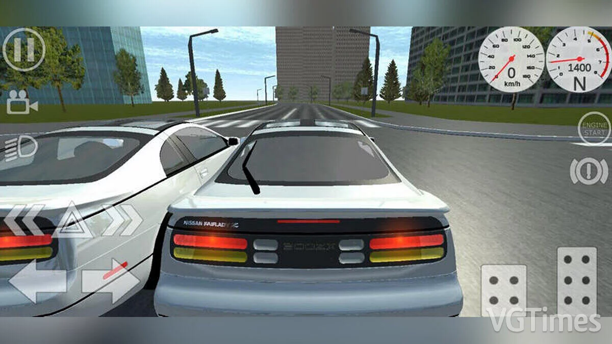 Simple Car Crash Physics Sim — Nissan 300ZX