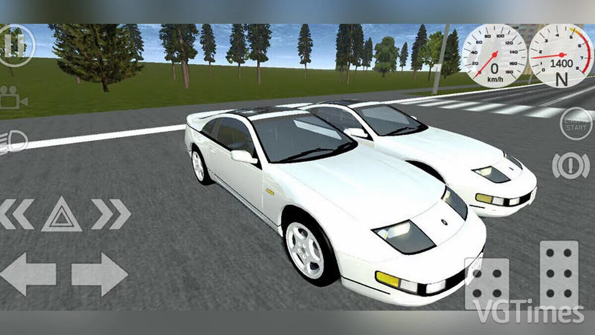 Simple Car Crash Physics Sim — Nissan 300ZX