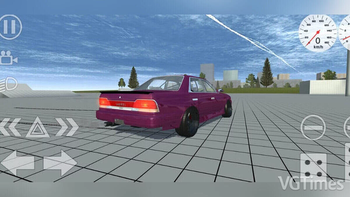 Simple Car Crash Physics Sim — Nissan Laurel c33