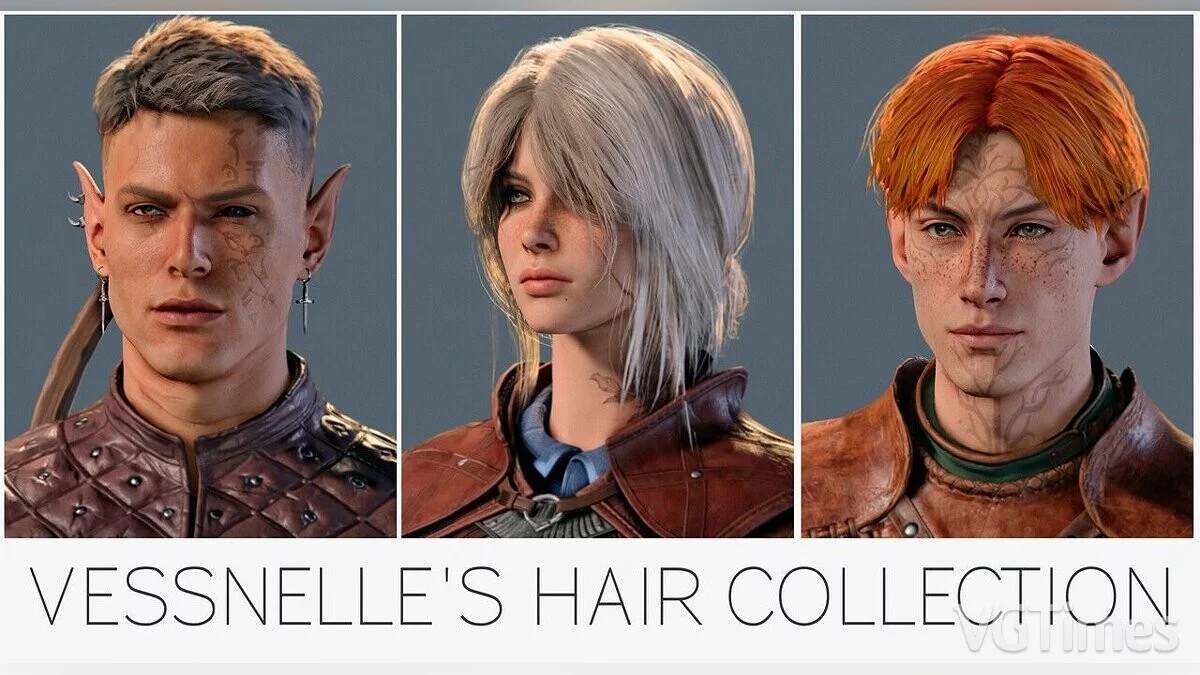 Baldur&#039;s Gate 3 — New hairstyles