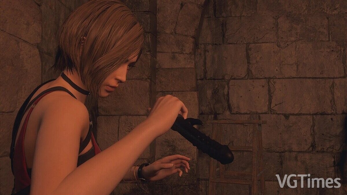 Resident Evil 4 Remake (2023) — Dildo knife for Ada