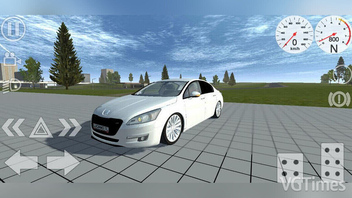 Simple Car Crash Physics Sim — Peugeot 508 GT