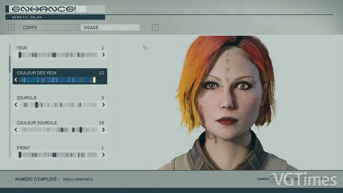 Starfield — Реалистичные глаза в 4K