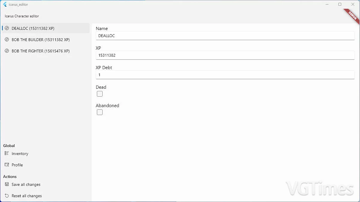 Icarus — Editor de guardados [0.0.10]
