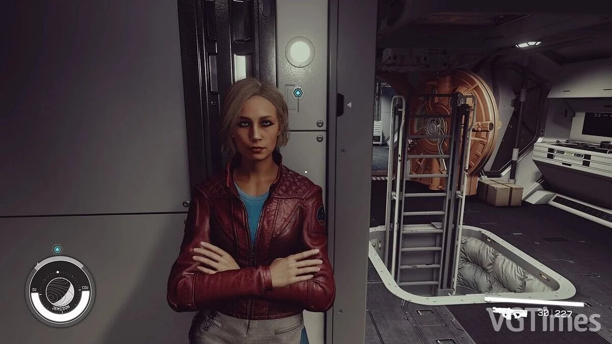 Starfield — Сара с макияжем