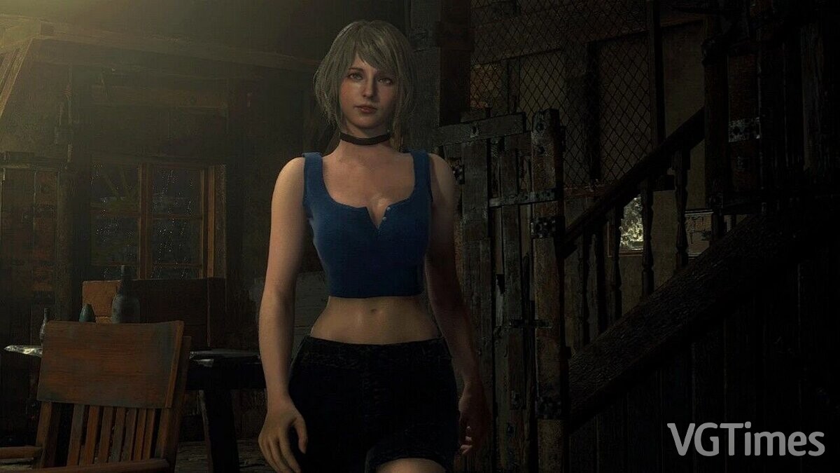 Resident Evil 4 Remake (2023) — Shorts and a top for Ashley