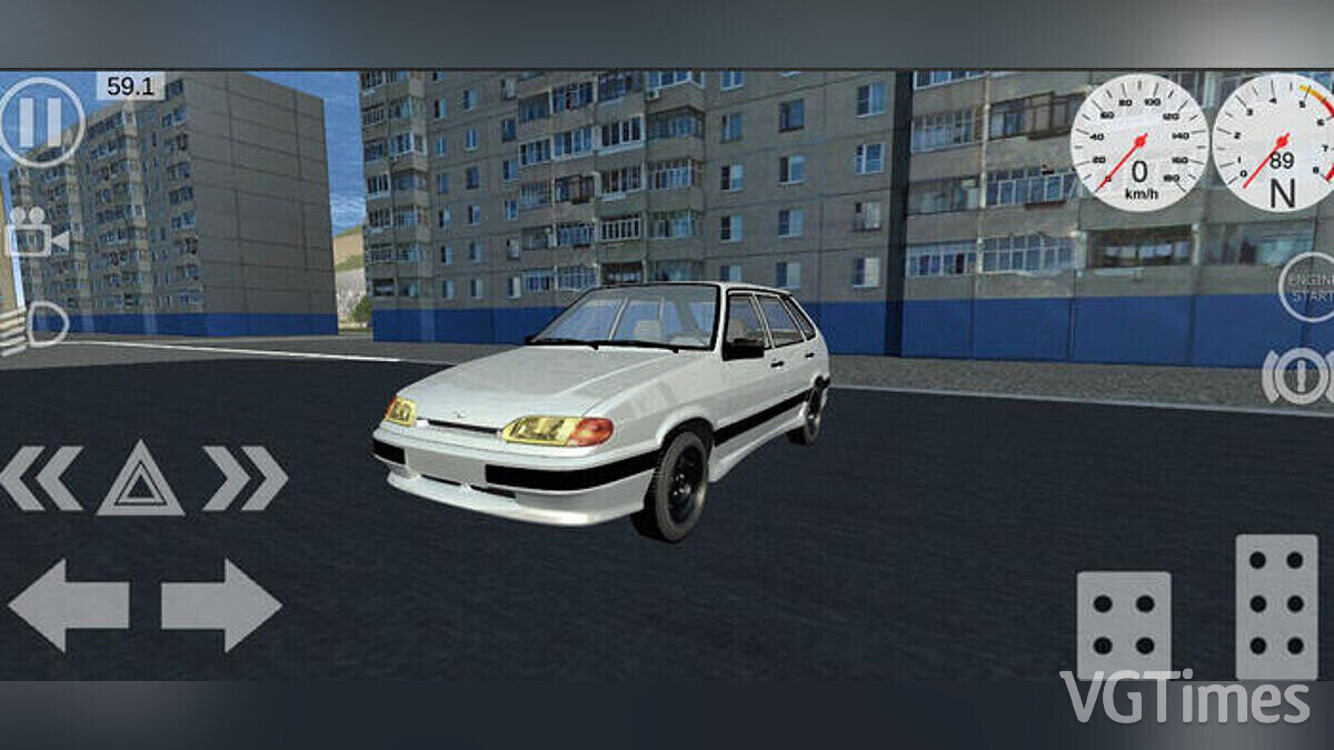 Simple Car Crash Physics Sim — VAZ 2114