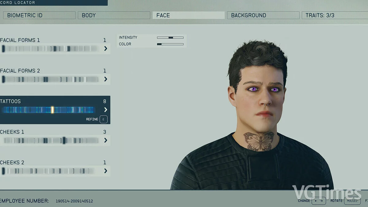 Starfield — Заменитель татуировок