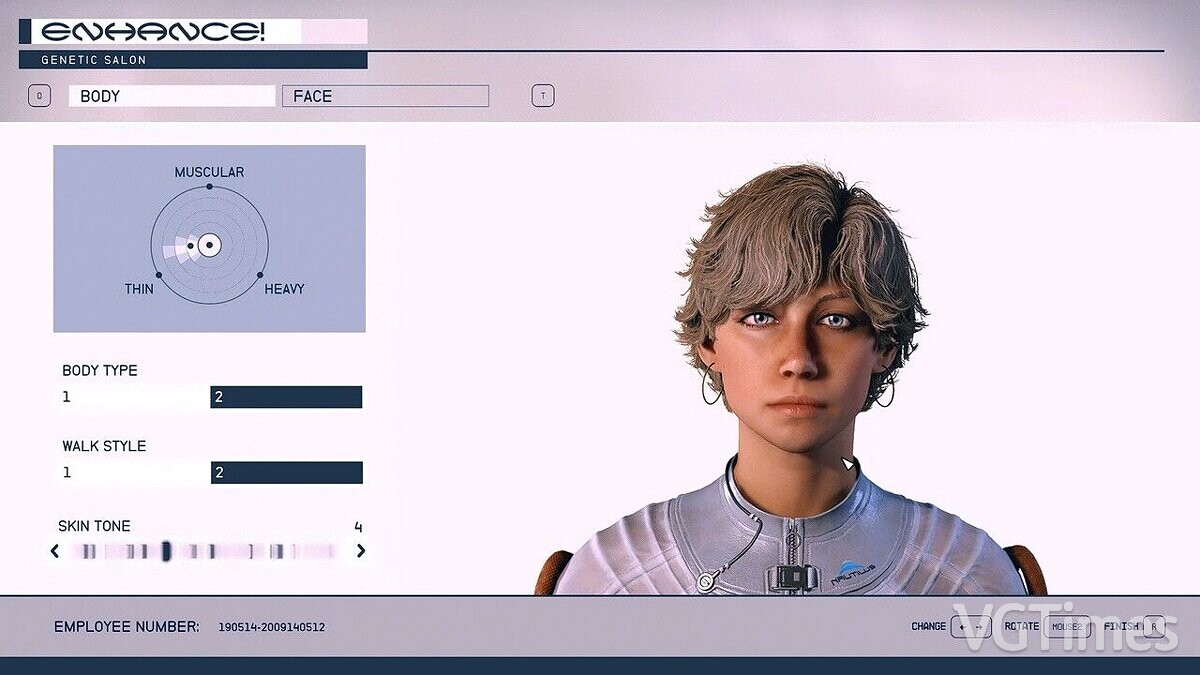 Starfield — Zara – female character preset