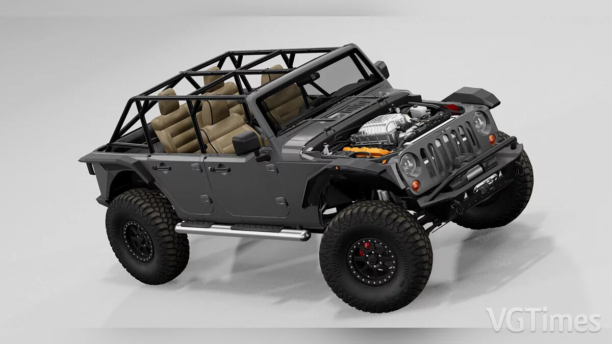 BeamNG.drive — 2007 Jeep Wrangler (Hellcat Swap) V1.0 (0.30.X)