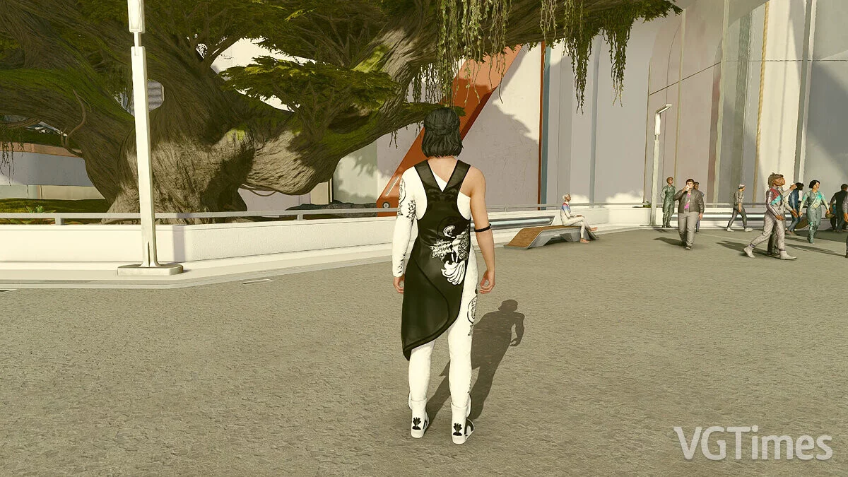 Starfield — Андрея в черно-белом наряде