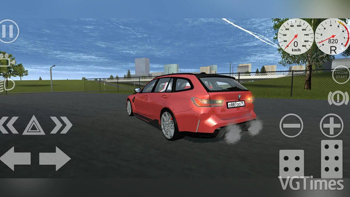 Simple Car Crash Physics Sim — BMW M3 G81