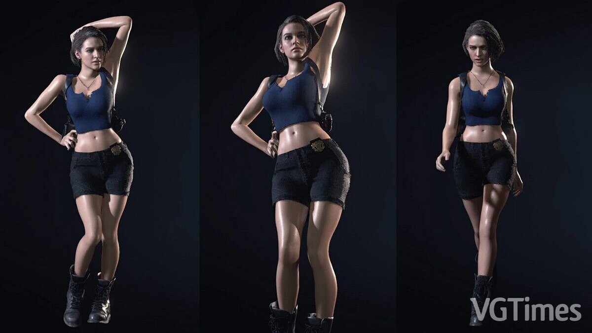 Resident Evil 3 — Crop top and shorts for Jill