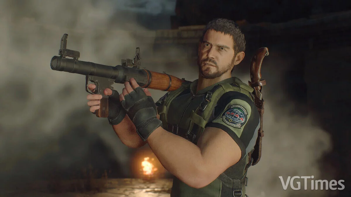 Resident Evil 4 Remake (2023) — Chris Redfield's costume for Leon