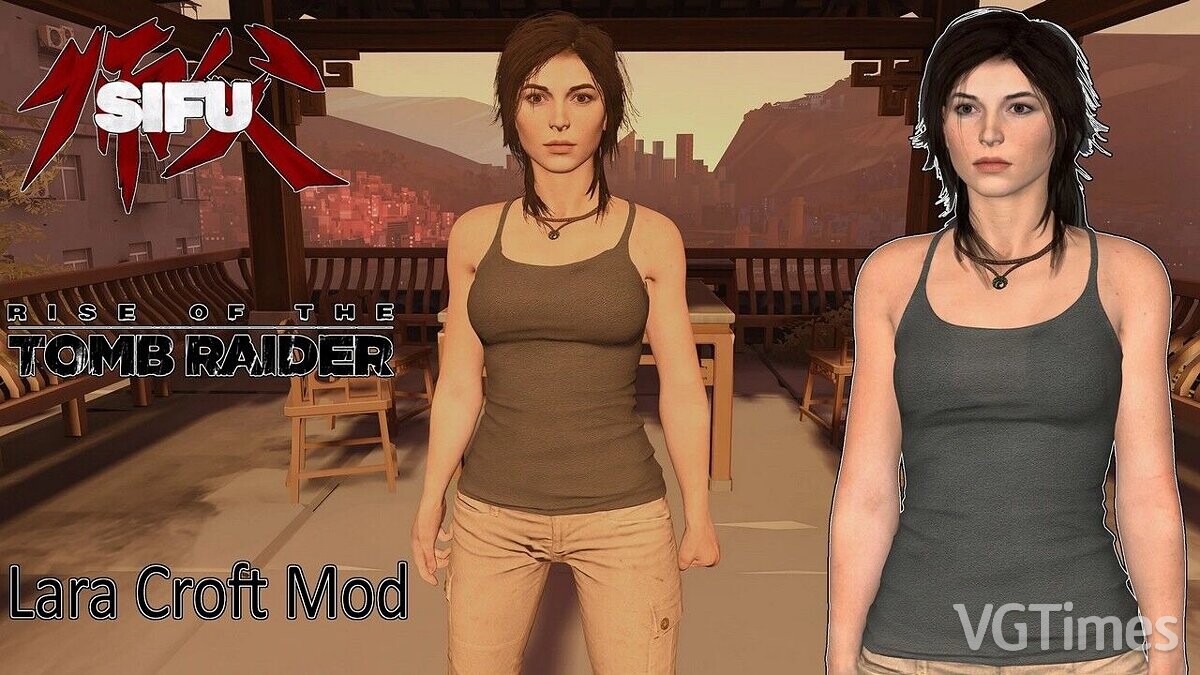 Sifu — Lara Croft from the game Rise of the Tomb Raider