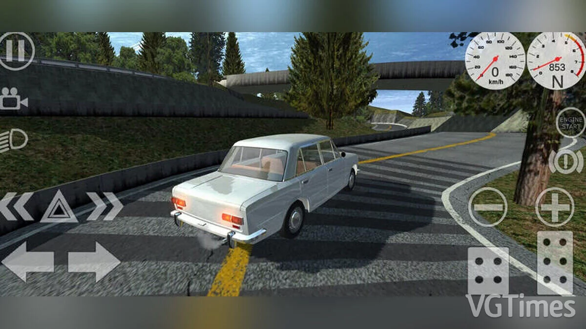 Simple Car Crash Physics Sim — Маленькая карта для дрифта