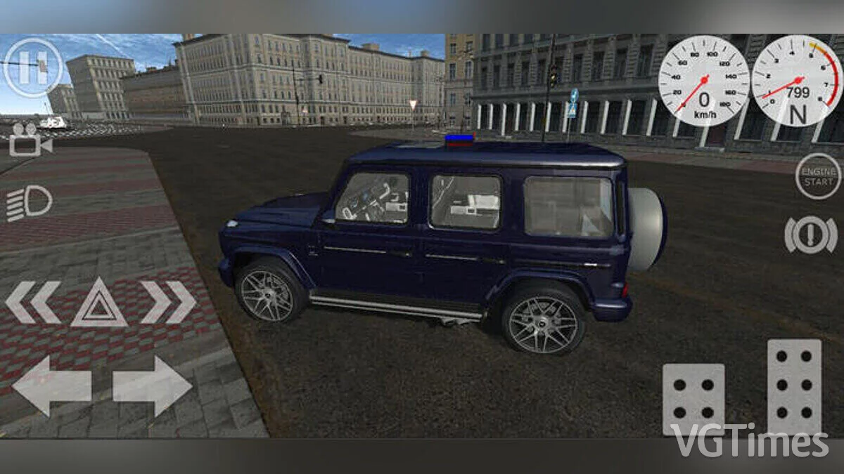 Simple Car Crash Physics Sim — Mercedes-Benz 63