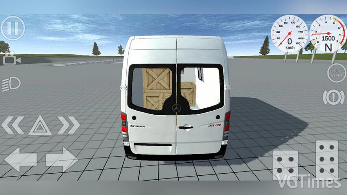 Simple Car Crash Physics Sim — Mercedes-Benz Sprinter
