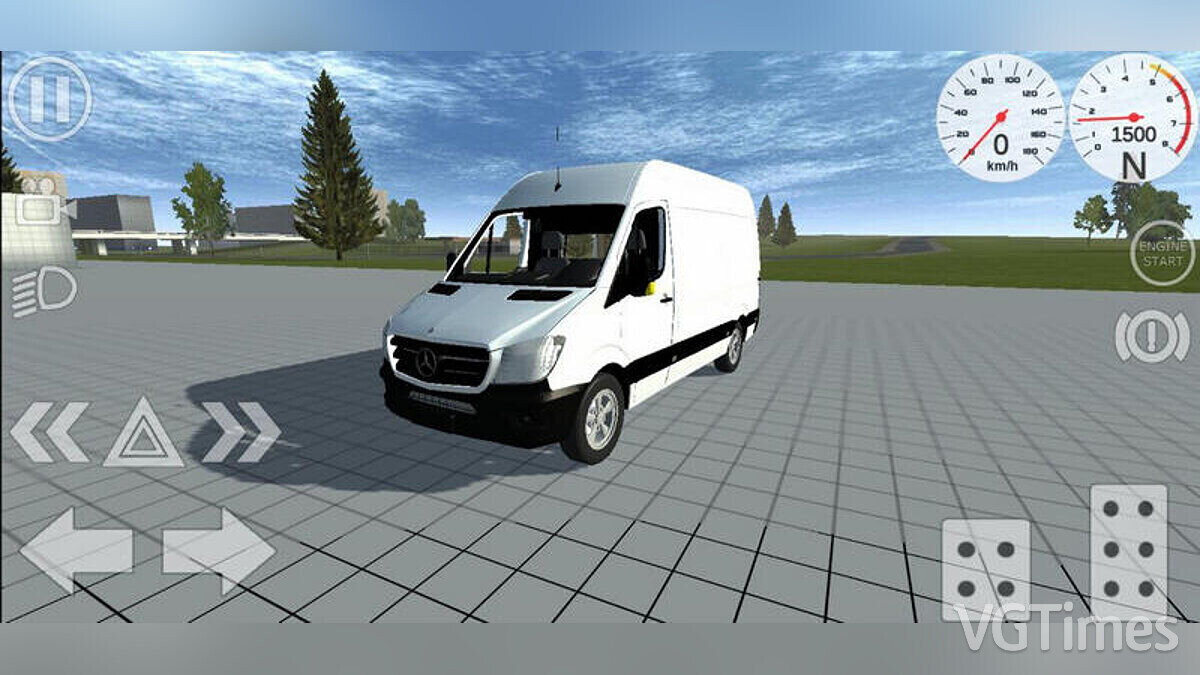 Simple Car Crash Physics Sim — Mercedes-Benz Sprinter