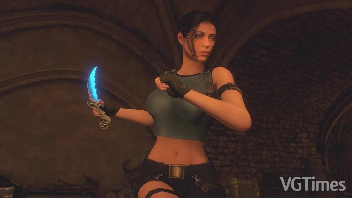 Resident Evil 4 Remake (2023) — Нож из игры Tomb Raider