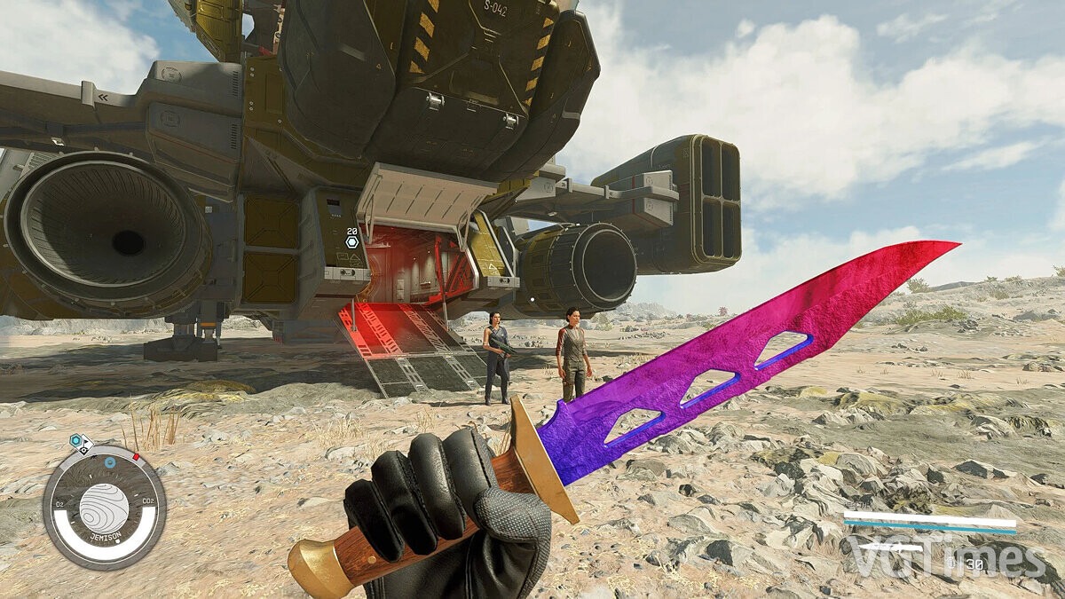 Starfield — Knife in coloring from the game CS:GO