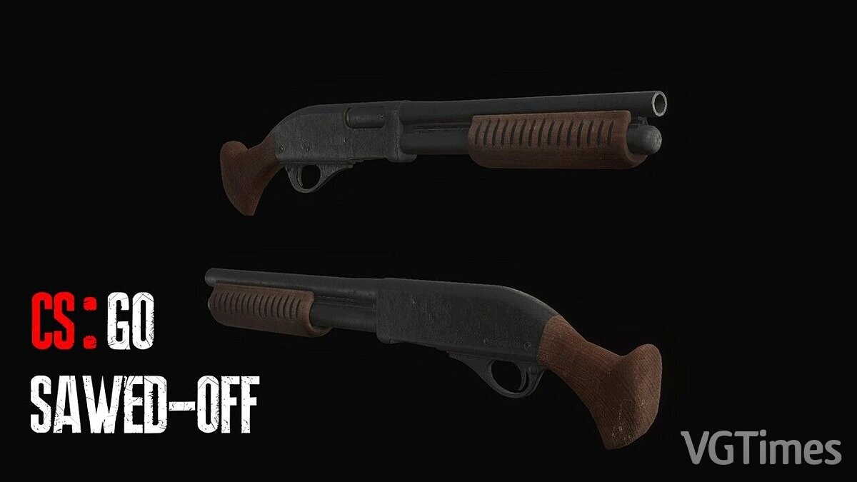 Resident Evil 4 Remake (2023) — Sawed-off shotgun from the game CS:GO