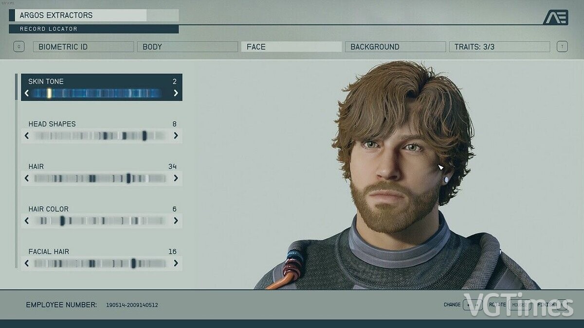 Starfield — Male character preset