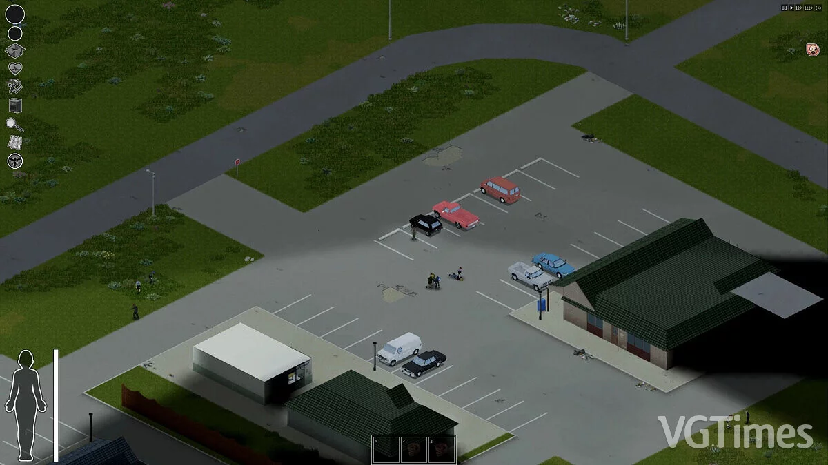 Project Zomboid — Приближення камери