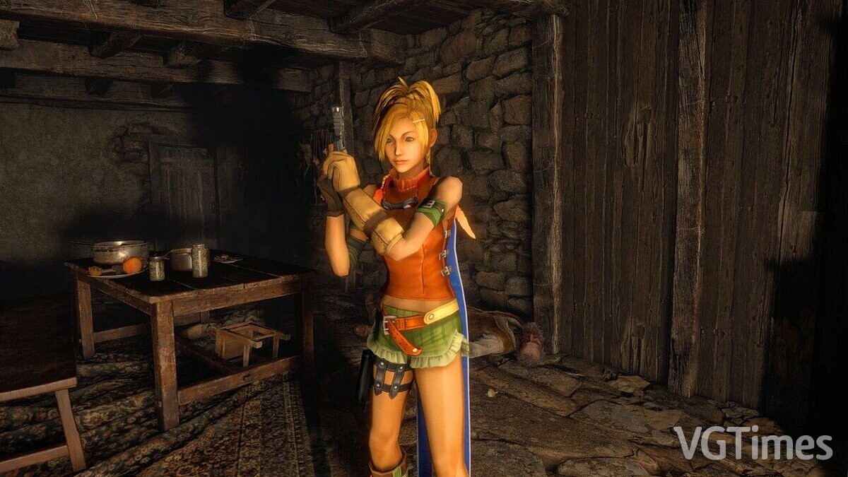 Resident Evil 4 Remake (2023) — Rikku from the game Final Fantasy X (HD Remaster)