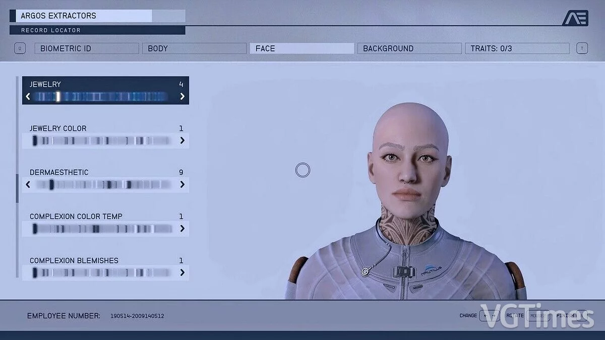 Starfield — Татуировка для головы
