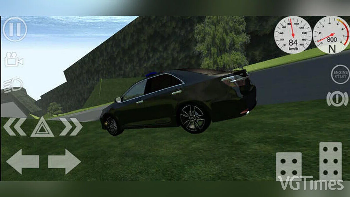 Simple Car Crash Physics Sim — Toyota Camry 3.5 V55