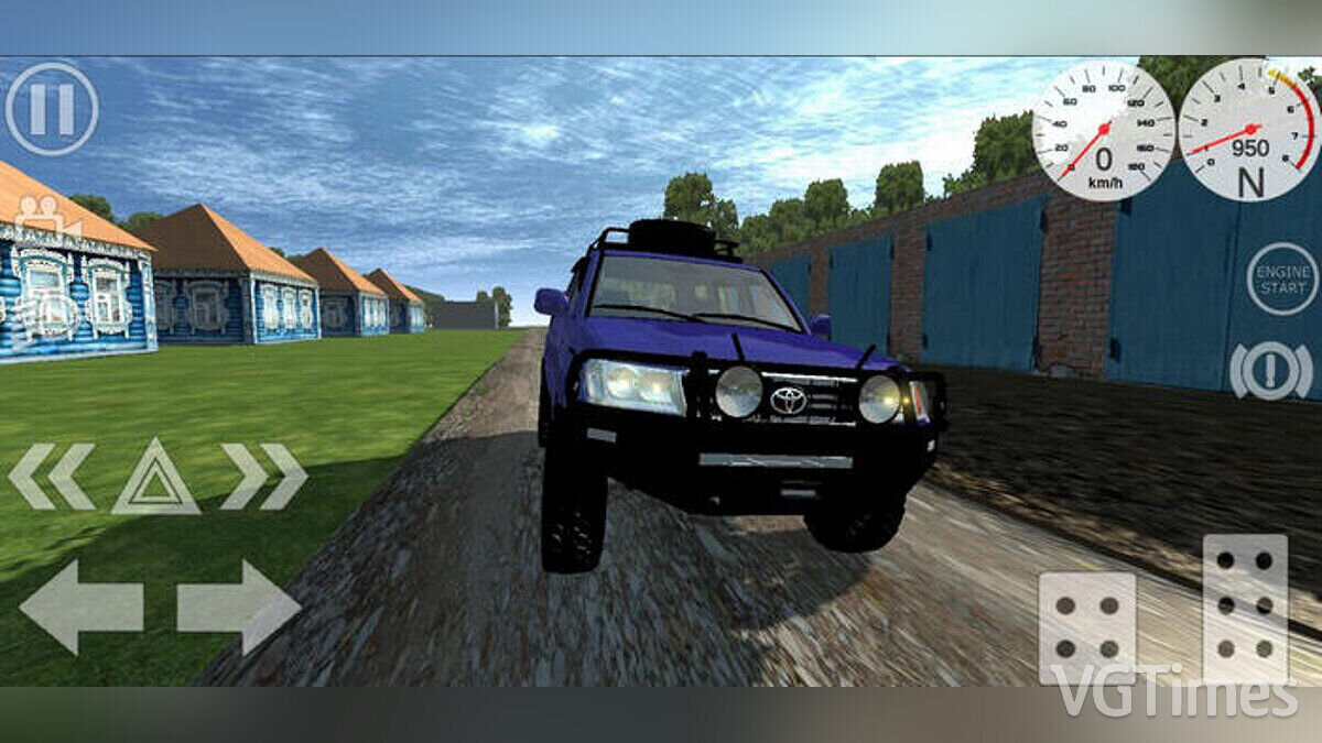 Simple Car Crash Physics Sim — Toyota Land Cruiser 100