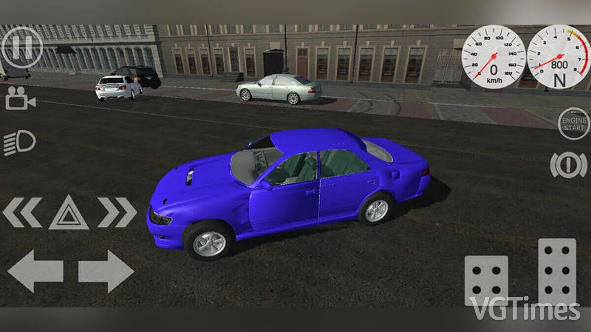Simple Car Crash Physics Sim — Тойота Марк 2