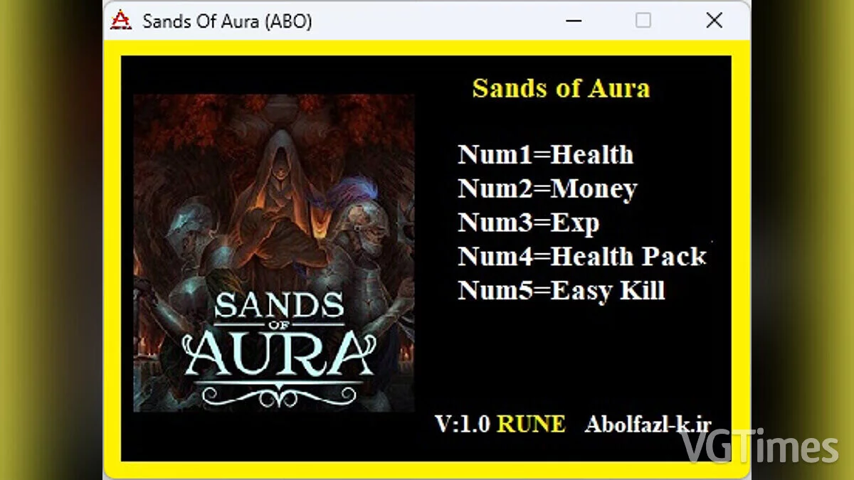 Sands of Aura — Trainer (+5) [1.0]