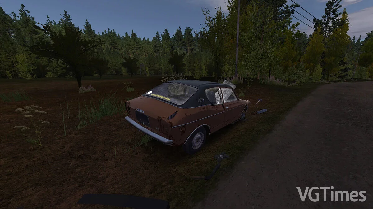 My Summer Car — Satsuma abandonado y quemado