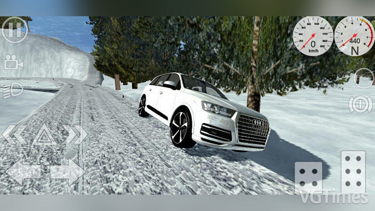 Simple Car Crash Physics Sim — Winter off-road