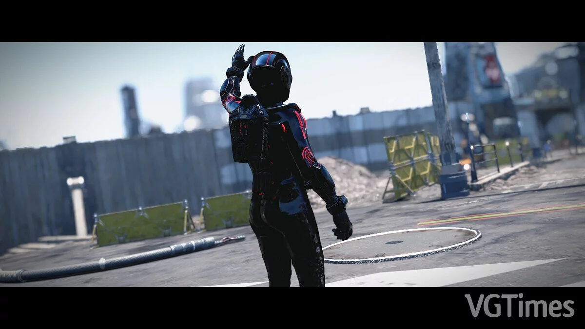 Starfield — Чорний облягаючий скафандр