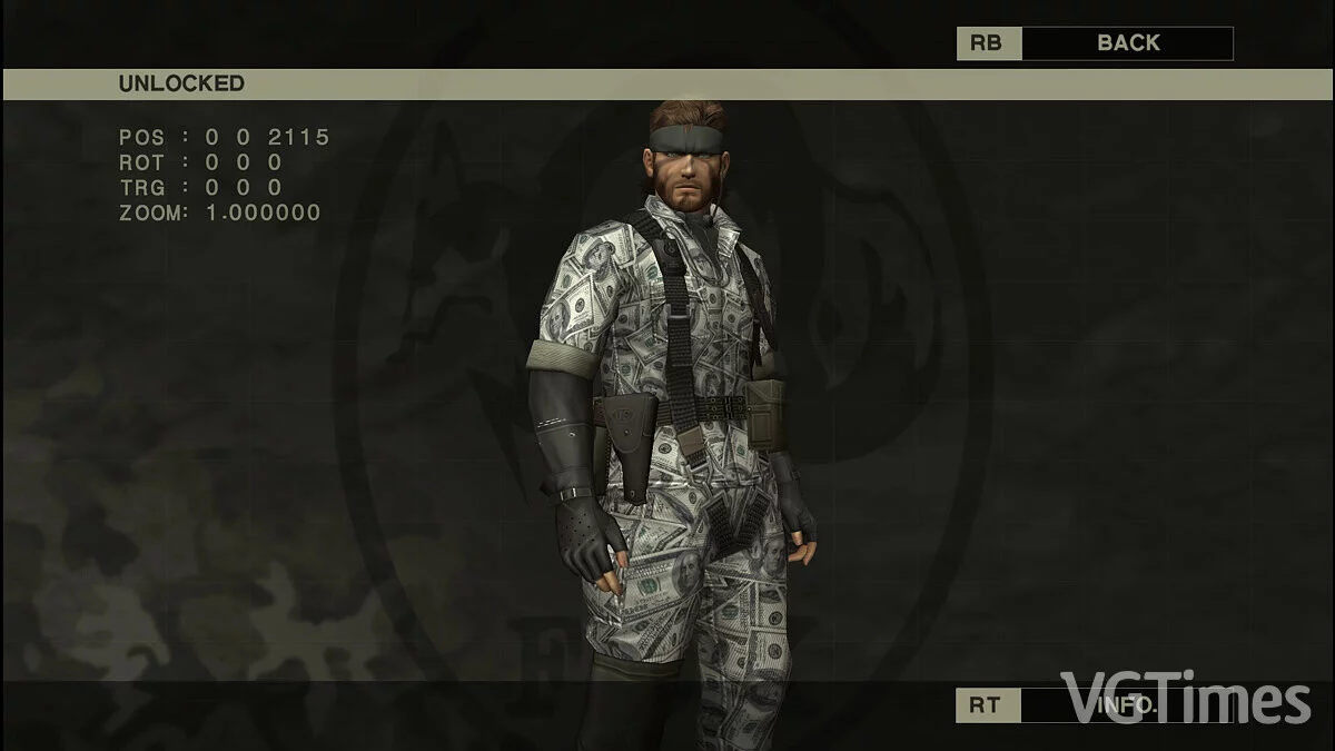 Metal Gear Solid: Master Collection Vol. 1 — Camouflage d'argent