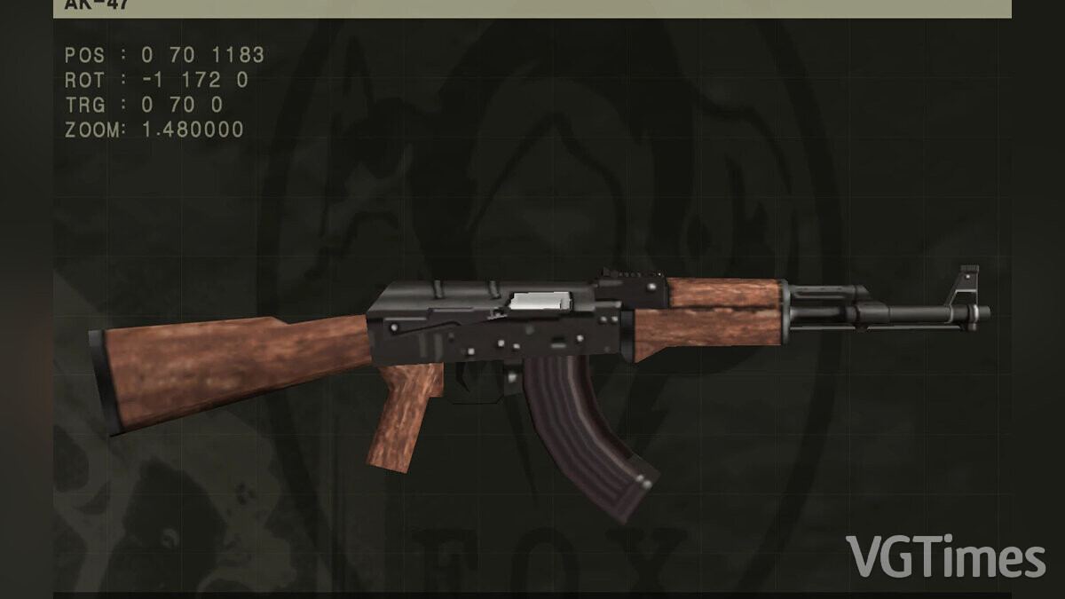 Metal Gear Solid: Master Collection Vol. 1 — Wooden AK-47