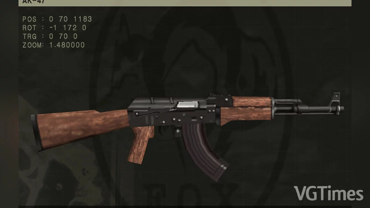 Metal Gear Solid: Master Collection Vol. 1 — AK-47 de madera