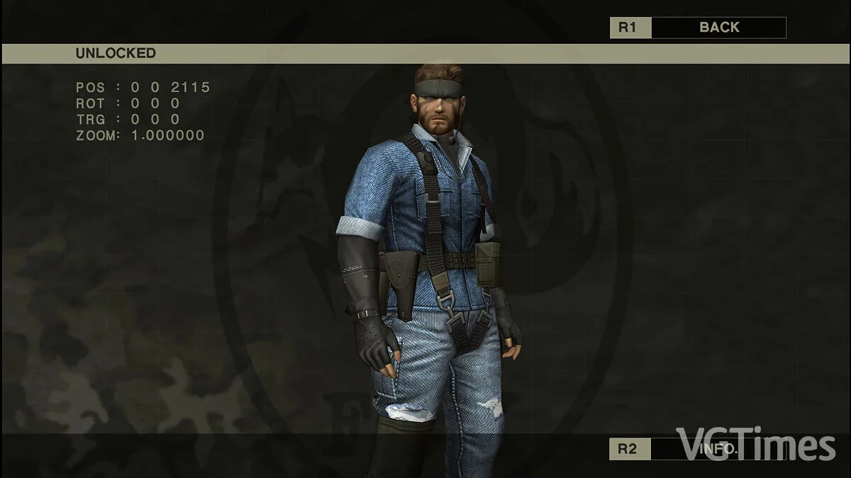 Metal Gear Solid: Master Collection Vol. 1 — Costume en jean