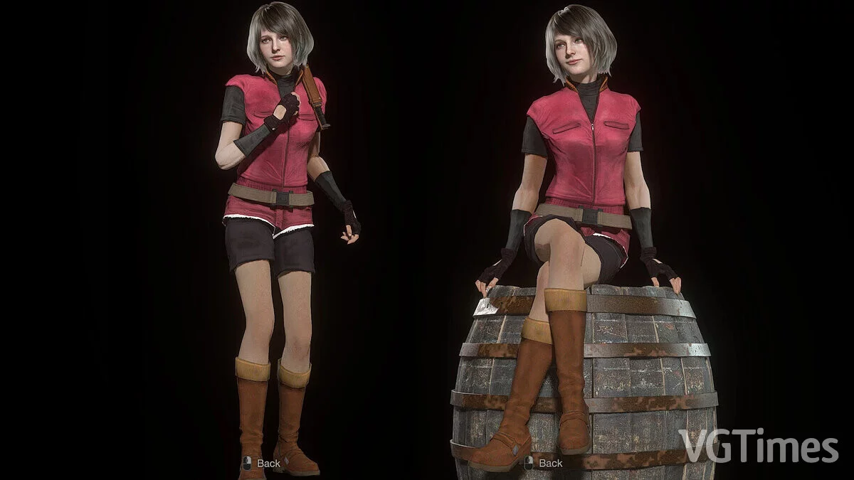 Resident Evil 4 Remake (2023) — Ashley vestida como Claire