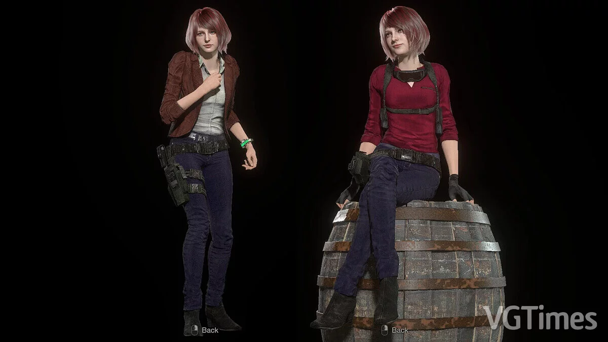 Resident Evil 4 Remake (2023) — Ashley con la ropa de Claire