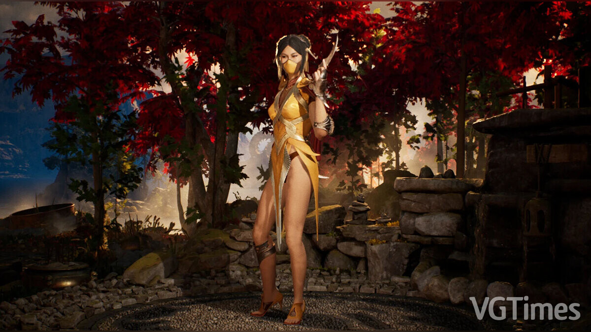 Mortal Kombat 1 — Kitana in a revealing dress