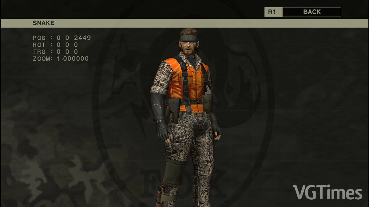 Metal Gear Solid: Master Collection Vol. 1 — Hunter costume