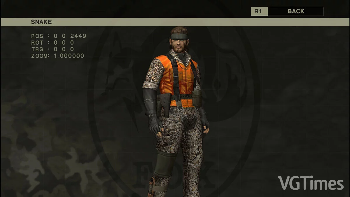 Metal Gear Solid: Master Collection Vol. 1 — Hunter costume