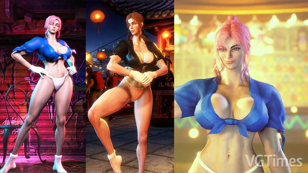 Street Fighter 6 — Manon con grandes pechos